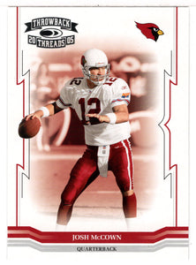 Josh McCown - Arizona Cardinals (NFL Football Card) 2005 Donruss Throwback Threads # 3 Mint