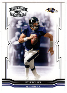 Kyle Boller - Baltimore Ravens (NFL Football Card) 2005 Donruss Throwback Threads # 11 Mint