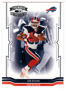 Lee Evans - Buffalo Bills (NFL Football Card) 2005 Donruss Throwback Threads # 17 Mint