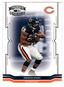 Thomas Jones - Chicago Bears (NFL Football Card) 2005 Donruss Throwback Threads # 28 Mint