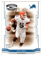 Jeff Garcia - Detroit Lions (NFL Football Card) 2005 Donruss Throwback Threads # 33 Mint