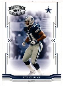 Roy Williams - Dallas Cowboys (NFL Football Card) 2005 Donruss Throwback Threads # 40 Mint