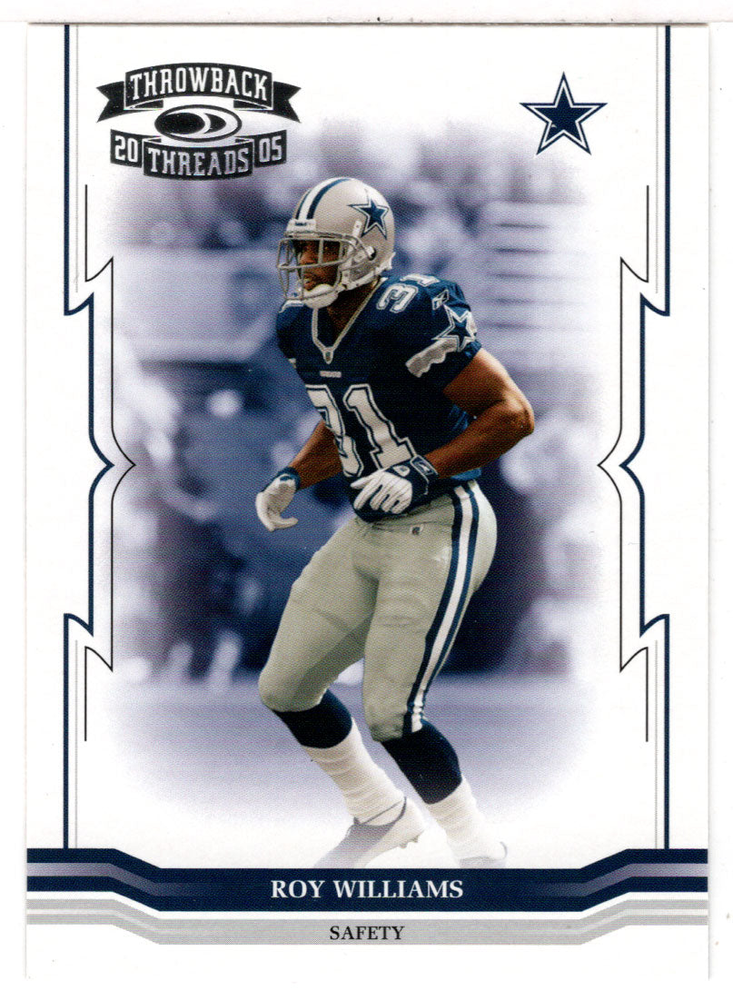 Roy Williams - Dallas Cowboys (NFL Football Card) 2005 Donruss Throwback Threads # 40 Mint