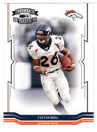 Tatum Bell - Denver Broncos (NFL Football Card) 2005 Donruss Throwback Threads # 45 Mint