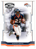 Quentin Griffin - Denver Broncos (NFL Football Card) 2005 Donruss Throwback Threads # 49 Mint