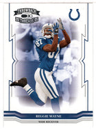 Reggie Wayne - Indianapolis Colts (NFL Football Card) 2005 Donruss Throwback Threads # 66 Mint