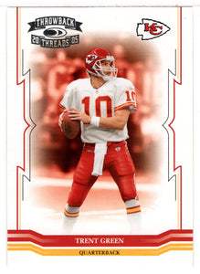 Trent Green - Kansas City Chiefs (NFL Football Card) 2005 Donruss Throwback Threads # 74 Mint