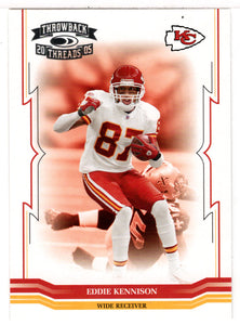 Eddie Kennison - Kansas City Chiefs (NFL Football Card) 2005 Donruss Throwback Threads # 75 Mint