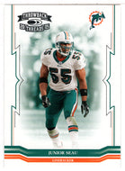 Junior Seau - Miami Dolphins (NFL Football Card) 2005 Donruss Throwback Threads # 77 Mint