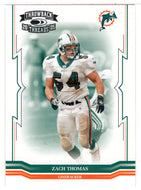 Zach Thomas - Miami Dolphins (NFL Football Card) 2005 Donruss Throwback Threads # 79 Mint