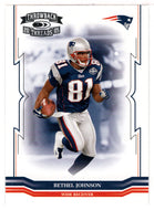 Bethel Johnson - New England Patriots (NFL Football Card) 2005 Donruss Throwback Threads # 86 Mint
