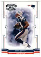 Deion Branch - New England Patriots (NFL Football Card) 2005 Donruss Throwback Threads # 87 Mint