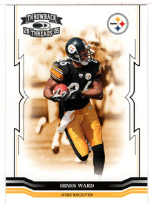 Hines Ward - Pittsburgh Steelers (NFL Football Card) 2005 Donruss Throwback Threads # 118 Mint