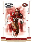 Brandon Lloyd - San Francisco 49ers (NFL Football Card) 2005 Donruss Throwback Threads # 125 Mint