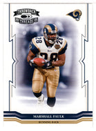 Marshall Faulk - St. Louis Rams (NFL Football Card) 2005 Donruss Throwback Threads # 132 Mint