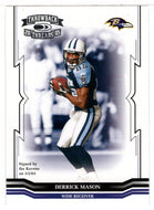 Derrick Mason - Tennessee Titans (NFL Football Card) 2005 Donruss Throwback Threads # 140 Mint