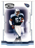 Keith Bulluck - Tennessee Titans (NFL Football Card) 2005 Donruss Throwback Threads # 141 Mint
