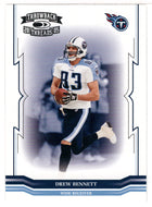 Drew Bennett - Tennessee Titans (NFL Football Card) 2005 Donruss Throwback Threads # 144 Mint