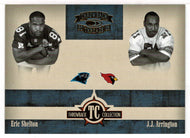 Eric Shelton - J.J. Arrington - TC Collection (NFL Football Card) 2005 Donruss Throwback Threads # TC-5 Mint