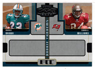 Ronnie Brown - Carnell Williams - Miami Dolphins - Tampa Bay Buccaneers - Rookie Tandems (NFL Football Card) 2005 Playoff Honors # CR 27 Mint