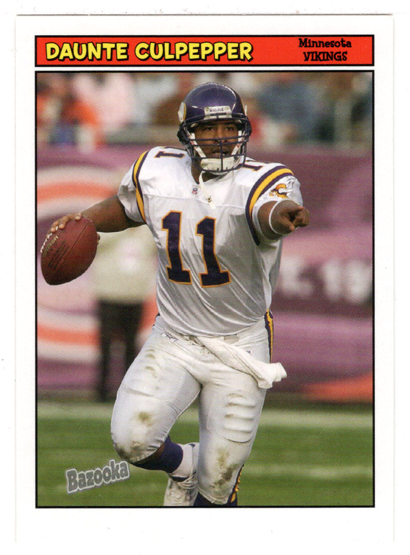 Daunte Culpepper - Minnesota Vikings (NFL Football Card) 2005 Topps Bazooka # 20 Mint