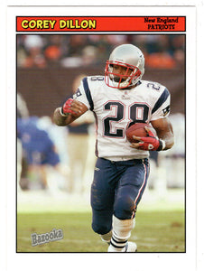 Corey Dillon - New England Patriots (NFL Football Card) 2005 Topps Bazooka # 42 Mint