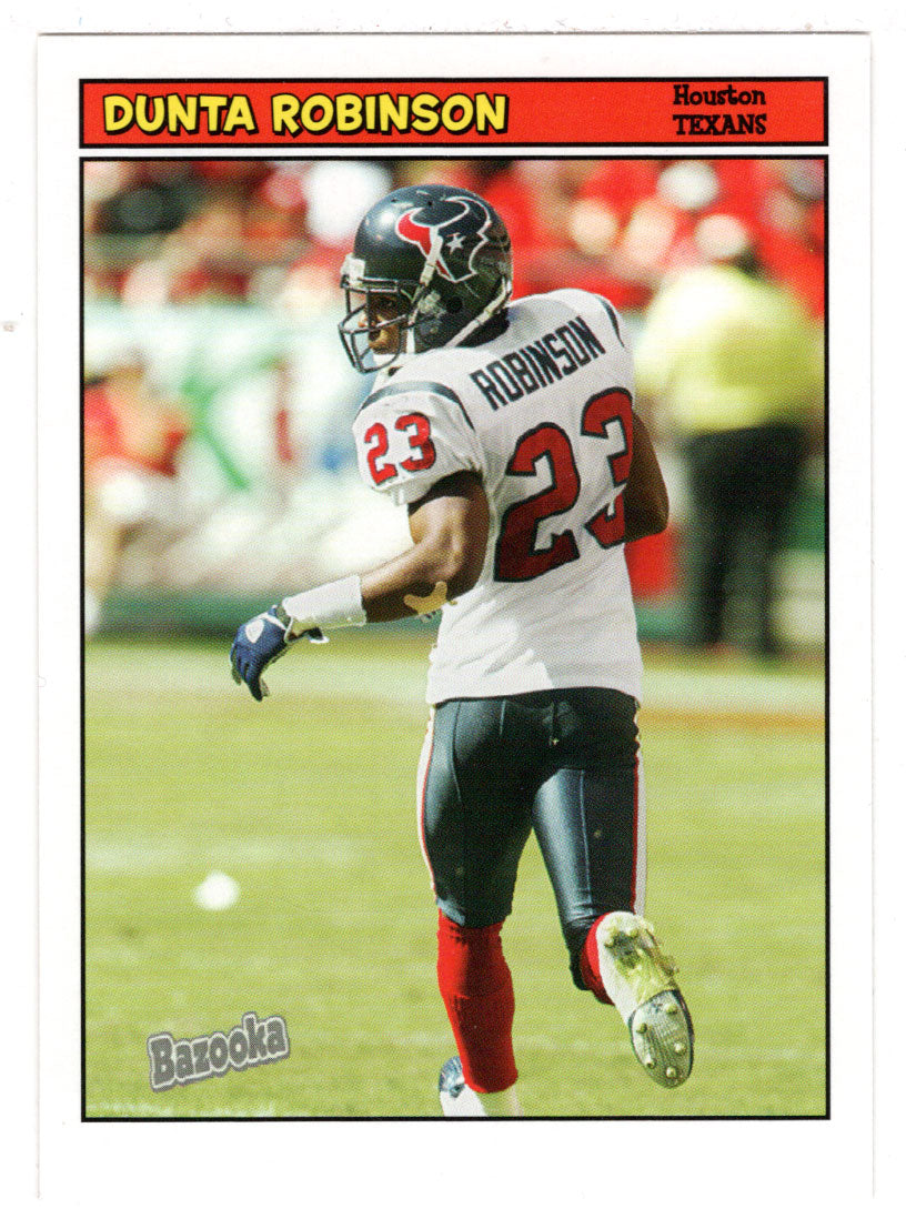 Dunta Robinson - Houston Texans (NFL Football Card) 2005 Topps Bazooka # 45 Mint