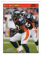 D.J. Williams - Denver Broncos (NFL Football Card) 2005 Topps Bazooka # 56 Mint