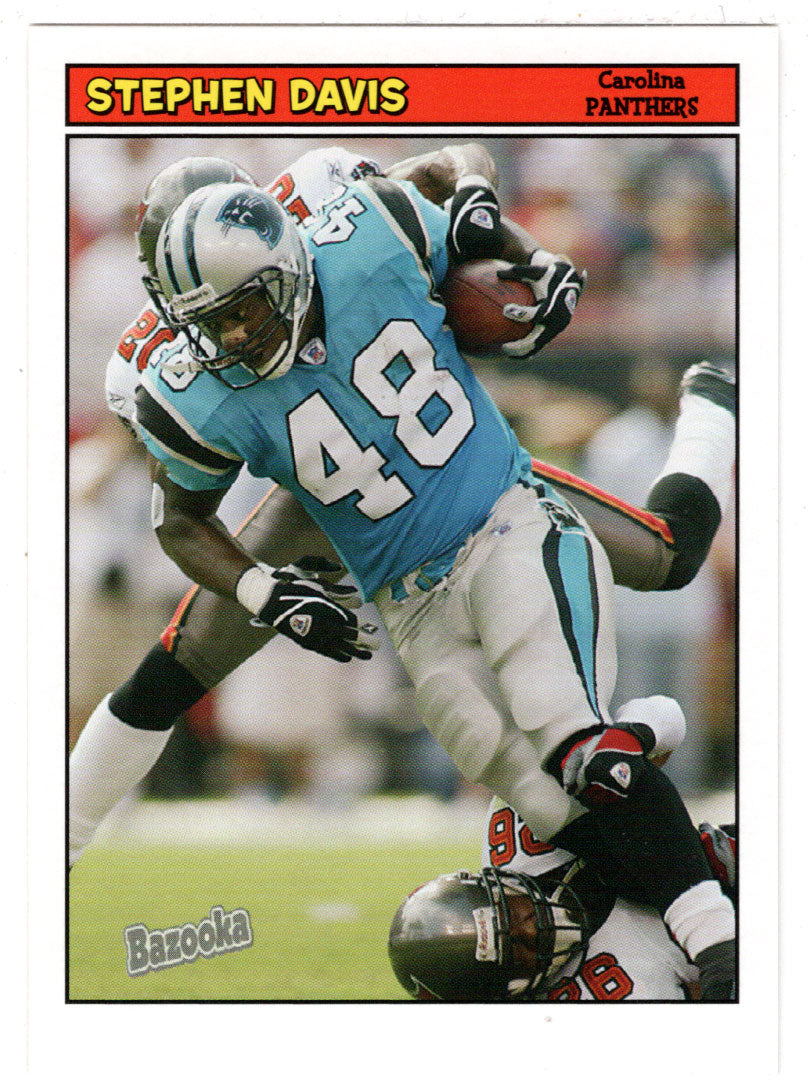 Stephen Davis - Carolina Panthers (NFL Football Card) 2005 Topps Bazooka # 57 Mint