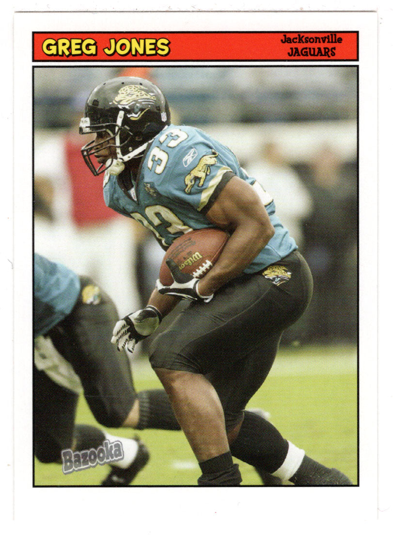Greg Jones - Jacksonville Jaguars (NFL Football Card) 2005 Topps Bazooka # 58 Mint