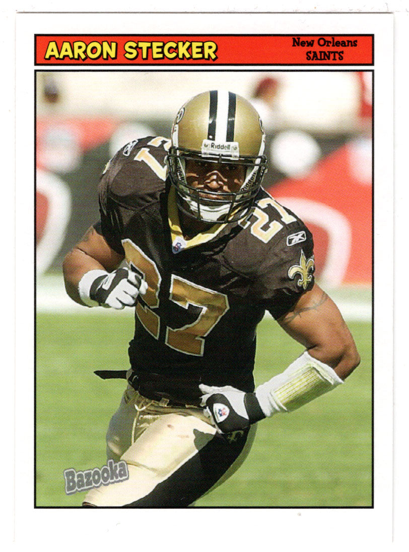 Aaron Stecker - New Orleans Saints (NFL Football Card) 2005 Topps Bazooka # 67 Mint