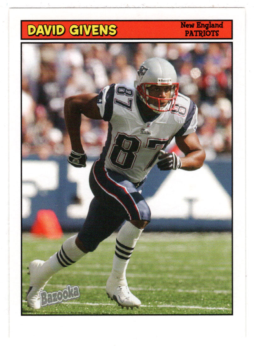 David Givens - New England Patriots (NFL Football Card) 2005 Topps Bazooka # 76 Mint