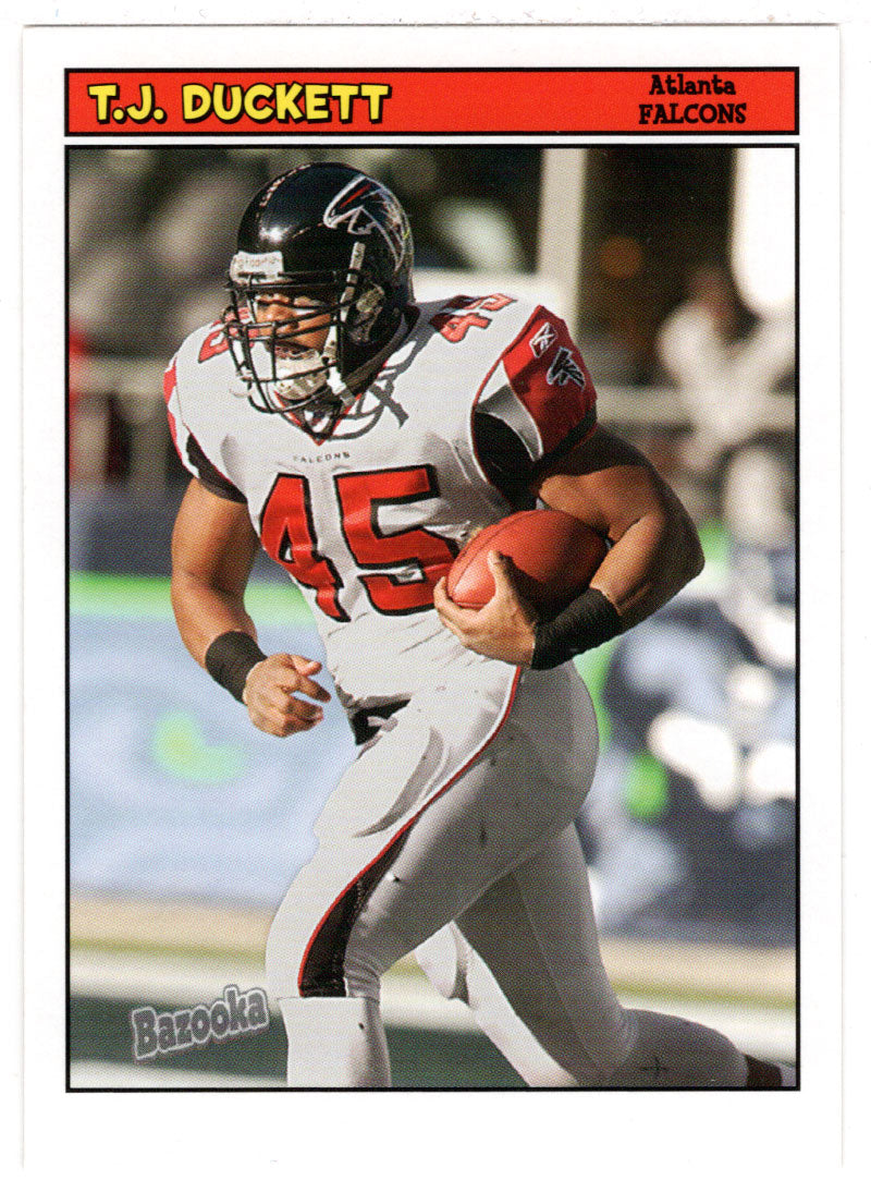 T.J. Duckett - Atlanta Falcons (NFL Football Card) 2005 Topps Bazooka # 78 Mint