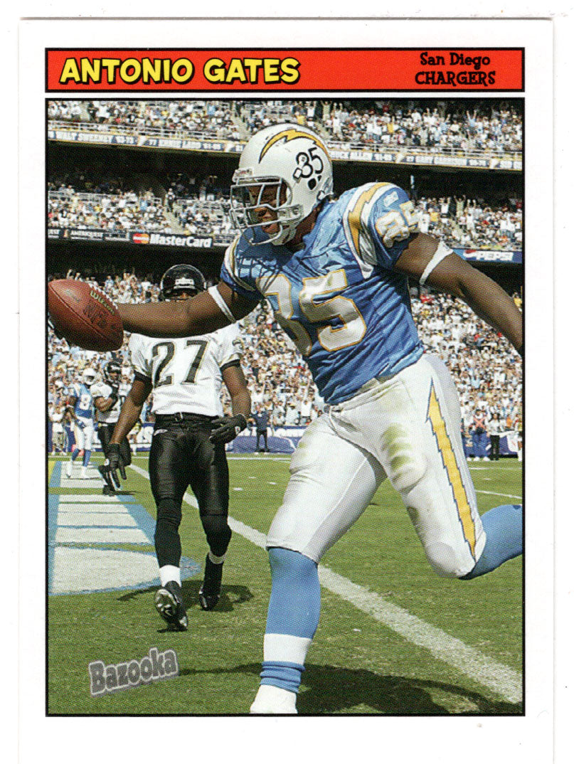 Antonio Gates - San Diego Chargers (NFL Football Card) 2005 Topps Bazooka # 85 Mint