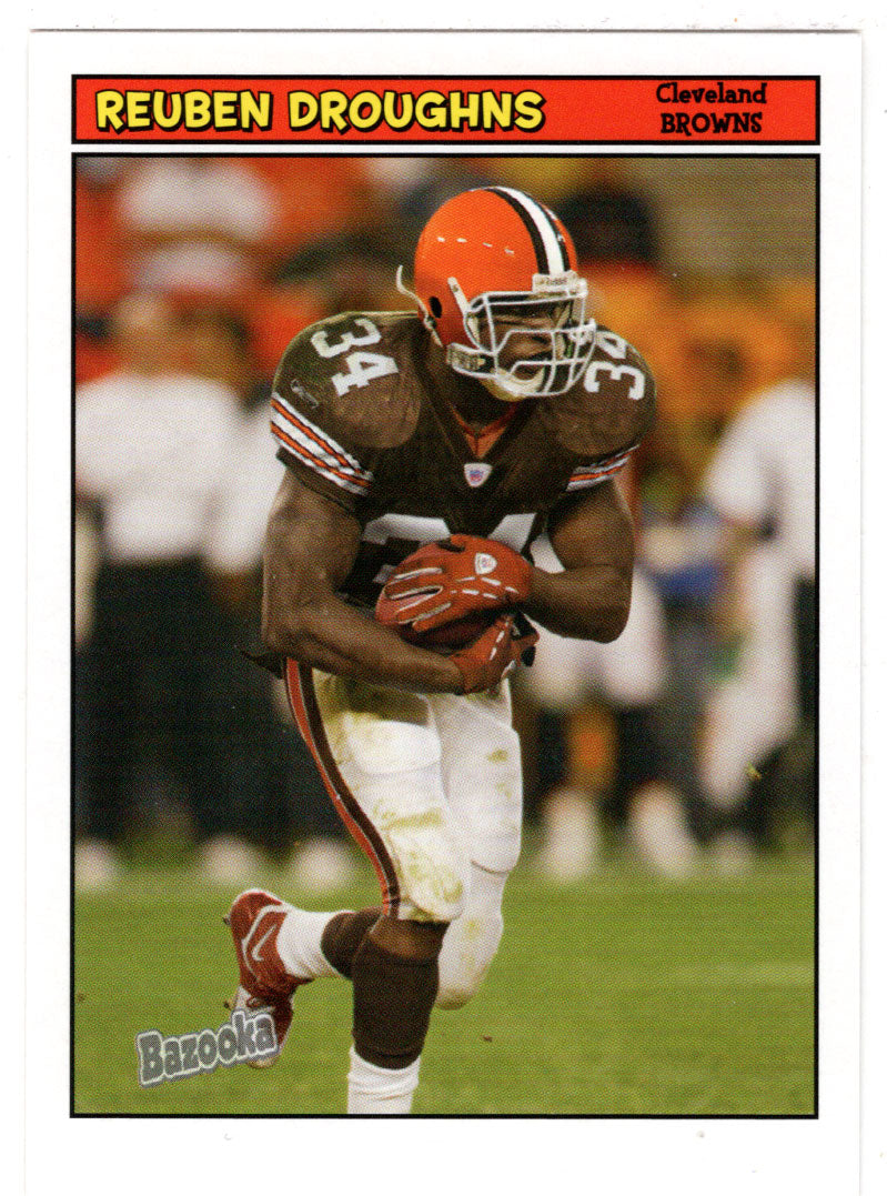 Reuben Droughns - Cleveland Browns (NFL Football Card) 2005 Topps Bazooka # 89 Mint