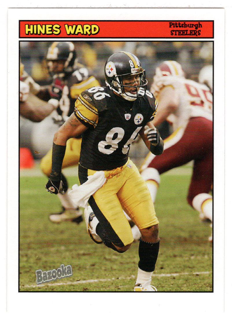 Hines Ward - Pittsburgh Steelers (NFL Football Card) 2005 Topps Bazooka # 101 Mint