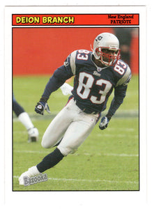 Deion Branch - New England Patriots (NFL Football Card) 2005 Topps Bazooka # 117 Mint