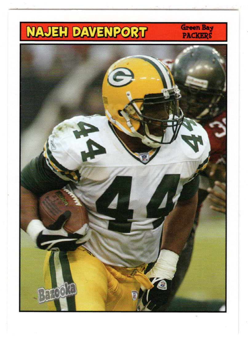 Najeh Davenport - Green Bay Packers (NFL Football Card) 2005 Topps Bazooka # 125 Mint
