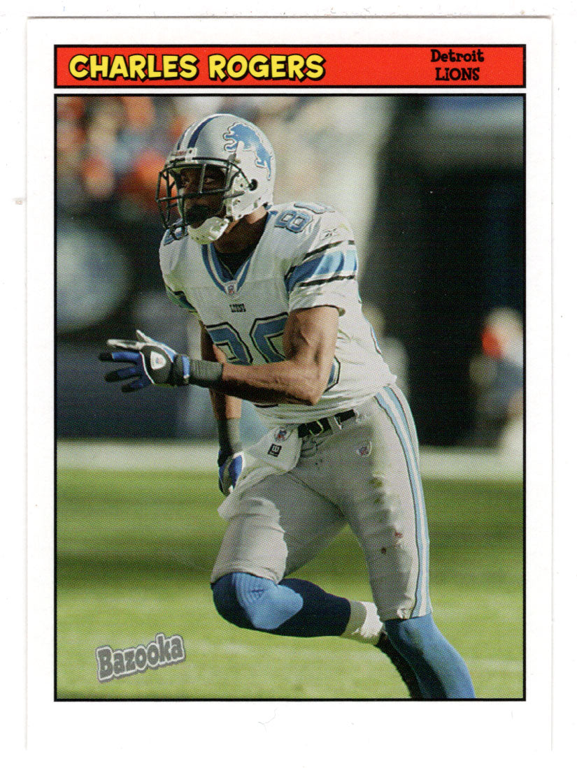 Charles Rogers - Detroit Lions (NFL Football Card) 2005 Topps Bazooka # 126 Mint