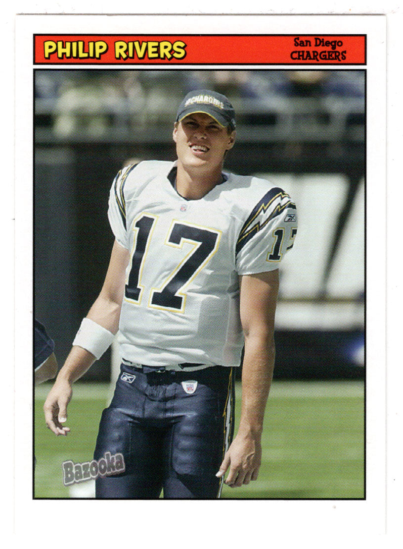 Philip Rivers - San Diego Chargers (NFL Football Card) 2005 Topps Bazooka # 148 Mint