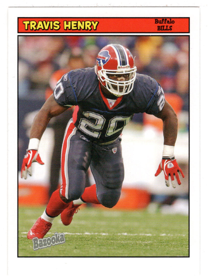 Travis Henry - Buffalo Bills (NFL Football Card) 2005 Topps Bazooka # 163 Mint