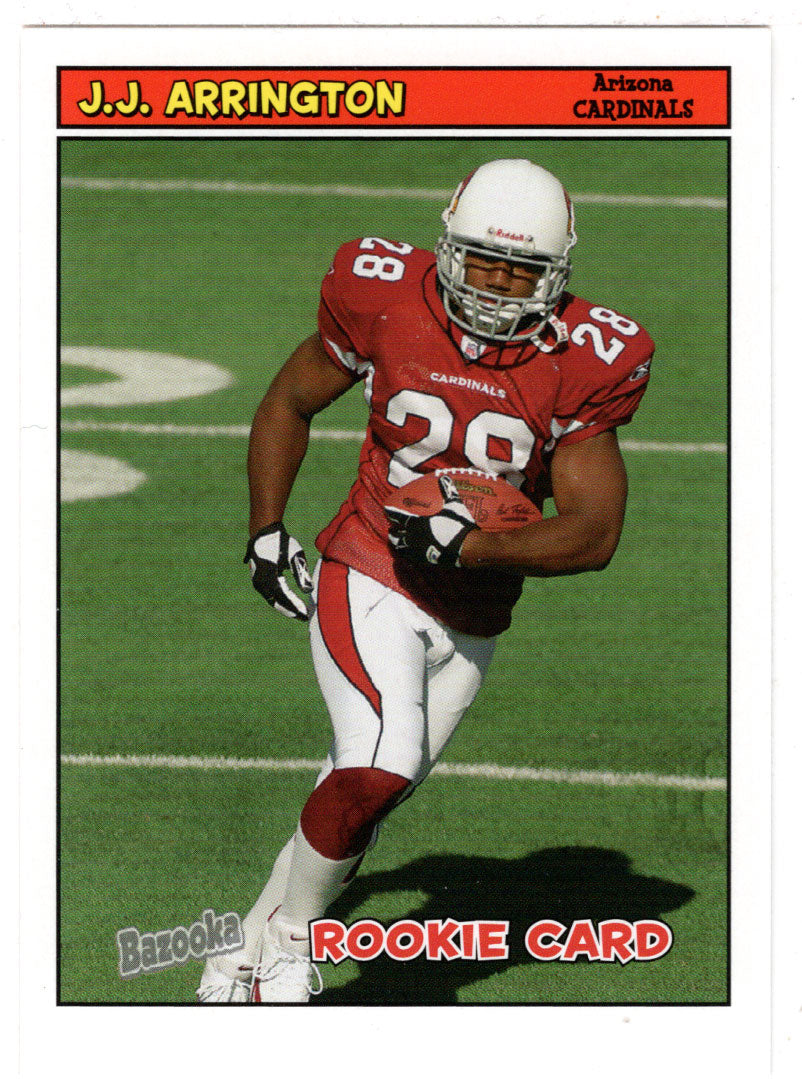 J.J. Arrington RC - Arizona Cardinals (NFL Football Card) 2005 Topps Bazooka # 166 Mint