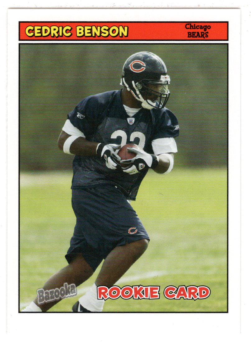 Cedric Benson RC - Chicago Bears (NFL Football Card) 2005 Topps Bazooka # 167 Mint