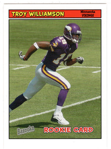 Troy Williamson RC - Minnesota Vikings (NFL Football Card) 2005 Topps Bazooka # 169 Mint