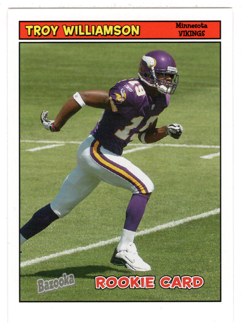 Troy Williamson RC - Minnesota Vikings (NFL Football Card) 2005 Topps Bazooka # 169 Mint
