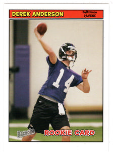 Derek Anderson RC - Baltimore Ravens (NFL Football Card) 2005 Topps Bazooka # 175 Mint