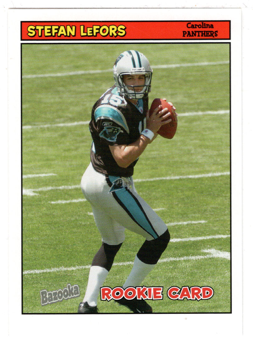 Stefan LeFors RC - Carolina Panthers (NFL Football Card) 2005 Topps Bazooka # 182 Mint