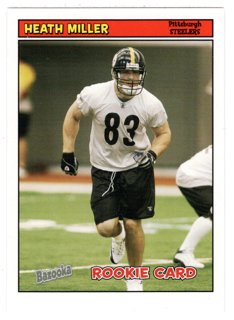 Heath Miller RC - Pittsburgh Steelers (NFL Football Card) 2005 Topps Bazooka # 183 Mint