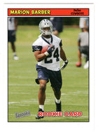 Marion Barber RC - Dallas Cowboys (NFL Football Card) 2005 Topps Bazooka # 191 Mint