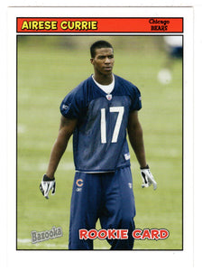 Airese Currie RC - Chicago Bears (NFL Football Card) 2005 Topps Bazooka # 193 Mint